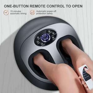 Shiatsu Fuß SPA Wärme Infrarot Vibration Luft kompression heizung Elektrische Walze Bein Waden maschine Fuß massage gerät - Product Image 6