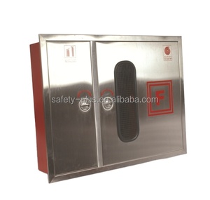 En Acier inoxydable Double Porte Armoire D'extincteur, Type Inclus Armoire À Incendie - Product Image 4