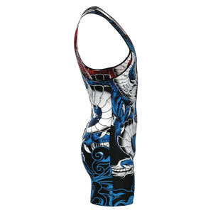 บอดี้สูทเสื้อกล้ามนักมวยปล้ำแบบระเหิดสำหรับผู้ชายและผู้หญิง - Product Image 2