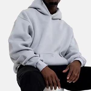 Sudadera con Capucha de Algodón de Lujo de 470 GSM, 100% Algodón, Corte Cuadrado, Fabricantes de Sudaderas Extra Grandes de Felpa de Algodón, Sudadera Corta y Gruesa - Product Image 4