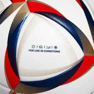 Ballon de football 20 panneaux de qualité supérieure en cuir PU thermocollé, résistant à l'eau, rétention d'air durable et vol de précision - Product Image 5