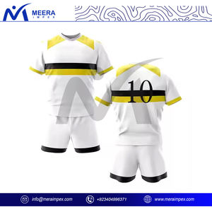 Ensemble d'uniformes de rugby personnalisés pour hommes avec impression du logo de l'équipe Maillot et short en tissu à séchage rapide Kit ODM pour l'entraînement - Product Image 2