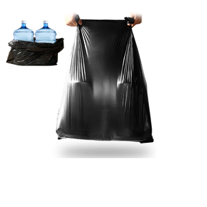 Fábrica de Vietnam al por mayor, bolsa de basura de camiseta negra, bolsa de fuelle lateral con tamaño y Color personalizados para compras de negocios - Product Image 3