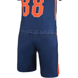 Ensemble de maillots et shorts de lacrosse légers, grande taille, 100% polyester, coton, bambou, uniformes unisexes pour adultes, confort maximal, personnalisable - Product Image 4