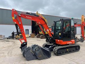 Nettoyez les basses heures 2023 Kubota KX165 6.5Ton Excavator Mini Digger d'occasion sur chenilles Machine d'excavatrice Kubota utilisée fiable - Product Image 2