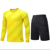 Tenue de Gardien de But Unisexe Adulte 2025 Respirante Séchage Rapide Légère 100% Polyester Logo Personnalisé Éponge Protectrice Longue
