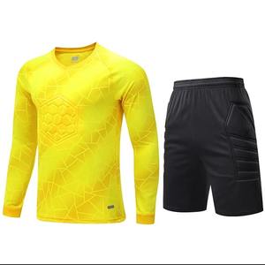 2025 hommes enfant Football gardien uniforme éponge de protection à manches longues Football entraînement gardien haut Football maillot pantalon personnalisé - Product Image 6