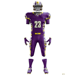 Uniforme de Fútbol Americano Sublimado de Alta Calidad, Personalizado con Nombre y Número, Material 100% Poliéster, Fútbol Americano Personalizado - Product Image 5