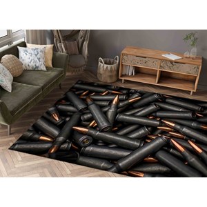 Alfombra Estampada Verde Militar: Duradera, Suave, Personalizable, Perfecta para Cuartos de Hombre, Alfombra de Terciopelo - Product Image 2