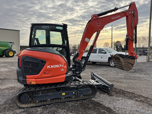 Excavadora Compacta Usada Kubota KX057-5 de 5 Toneladas, Mini Excavadora Hidráulica con Cucharón para Construcción Agrícola - Product Image 2