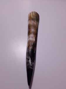 Chausse-pied plat en corne naturelle de buffle naturel avec poignée avec artisanat indien taille personnalisée prix bon marché - Product Image 6