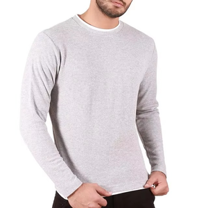 2025 vêtements de Sport confort plaine vêtements de Fitness imprimé confort surdimensionné hommes sweat basiques coton mélangé sweat-shirt - Product Image 1