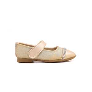 Chaussures habillées formelles dorées pour filles KD0637 - Product Image 3