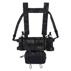 Best quality custom logo Chest Rig Hunting Vest <b>Bag</b> with Functional Extension <b>Storage</b> for Pouch Tactical Chest Rig - Product Image 6