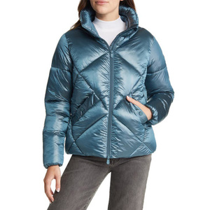 Veste matelassée personnalisée vestes à bulles zippées pour femmes-Meilleures ventes de vestes matelassées en gros au Pakistan - Product Image 1