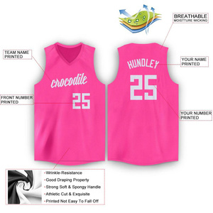 Maillot de basket-ball avec logo personnalisé pour hommes, uniforme en maille vierge bon marché, maillot sans manches grande taille avec techniques imprimées - Product Image 3