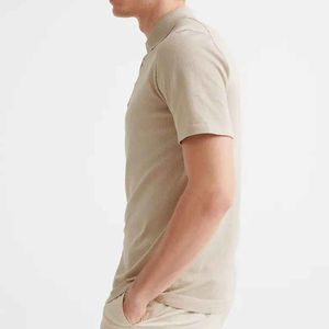 Polos de hombre con logotipo personalizado, manga corta, tela de algodón, transpirable, cómodo, OEM, proveedor de fábrica al por mayor - Product Image 5