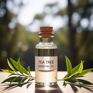 100% Huile d'arbre à thé pure pour les cicatrices d'acné Soins des cheveux de la peau Marque privée Huile essentielle naturelle Prix d'usine en vrac - Product Image 2