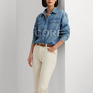 เสื้อยีนส์สำหรับผู้หญิงเสื้อยีนส์ดีไซน์ล่าสุด - Product Image 5