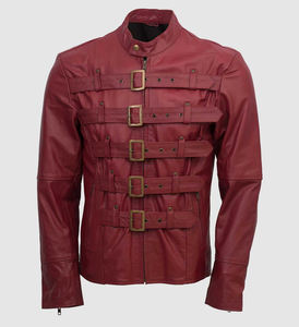Vestes en cuir pour hommes Nouveau style vieilli en cuir d'agneau véritable de qualité supérieure à prix de gros pour l'extérieur - Product Image 5