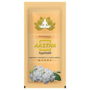 Patanjali Aastha Agarbatti Mogra - 150 Gm - Product Image 1