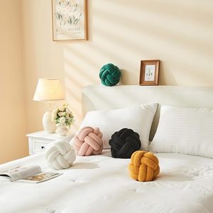 Modesto creativo poliéster algodón bola decorativa esfera nudo para mejorar mesa escritorio en sala de estar dormitorio Oficina decoración del hogar - Product Image 2