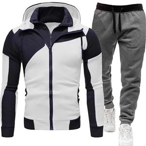 Ensemble de sweat à capuche chaud décontracté pour hommes sweat-shirt de luxe pantalon survêtement homme vêtements de plein air haut pantalon de survêtement costume Streetwear course à pied - Product Image 1