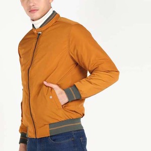 100% poliéster Material de nailon ropa Regular longitud lana satén mejor prendas de vestir exteriores hombres chaquetas de bombardero impermeable estilo High Street - Product Image 3
