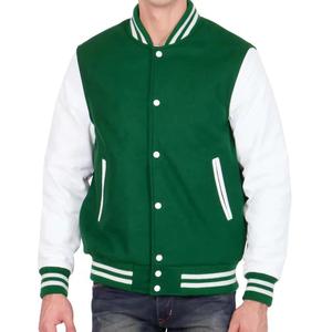 Chaqueta Universitaria de Invierno para Hombre HIVJ188, Fabricada en Fábrica, de Poliéster Puro, con Estampado por Sublimación Personalizado, Cuello Alto y Bordado - Product Image 1