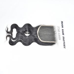 Extensions de Cheveux Humains du Temple Indien Naturels Non Traités avec Closure HD Body Wave Qualité Supérieure Prix de Gros de l'Inde - Product Image 4