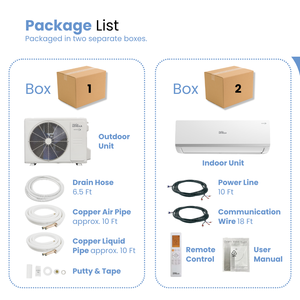 Aire Acondicionado Mini Split Premium de 12000 BTU, Bomba de Calor Inverter, 21.4 SEER2, 220V, WiFi, Sistema de Aire Acondicionado sin Ductos Inteligente, Precio al por Mayor - Product Image 5