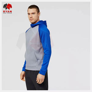 Sudadera con Capucha para Hombre, Diseño de Bloques de Color, Logotipo Personalizado, OEM ODM, Estilo Pullover, Tela Premium, Ropa Casual de Invierno, Venta al Por Mayor - Product Image 3