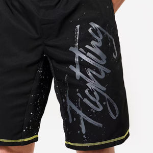 Pantalones cortos de entrenamiento físico de último diseño, ropa de gimnasio con impresión en Color sólido, pantalones cortos de boxeo MMA al por mayor, ropa de artes marciales - Product Image 3