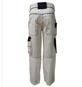 European Style High Visibility Breathable Polyester <b>Cargo</b> <b>Work</b> <b>Pants</b> Holster Pockets CE Certified Reflective Hi Vis Customizable - Product Image 6