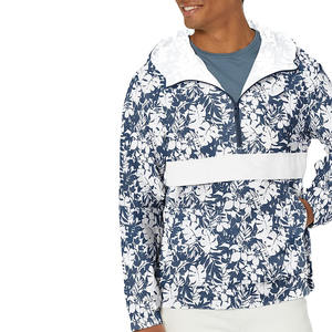 Veste coupe-vent légère à col montant avec logo frontal sur toile sublimée, dernier design, unisexe, logo personnalisé, faible MOQ - Product Image 2