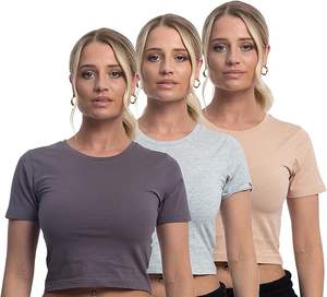 Camiseta 100% algodón sin mangas personalizada para mujer, camiseta recortada de alta calidad para mujer, camiseta Sexy de longitud corta, estilo informal, logotipo Digital - Product Image 1