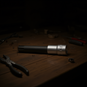 Llave con insertos pulidos cromados de 1/2 pulgada con accionamiento cuadrado hembra para tornillos de cabeza hexagonal - Product Image 3