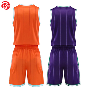 Conjuntos de uniformes de baloncesto de sublimación completa de alta calidad BSCI poliéster ropa deportiva transpirable de talla grande Compatible impreso - Product Image 6