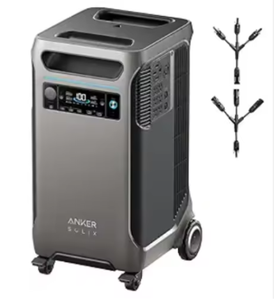 Station d'alimentation portable SOLIX F3800 de qualité supérieure, batteries LiFePO4 3840Wh, ultra-puissante 6000W AC - Product Image 1