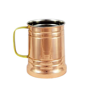 Dernière tasse en métal en acier inoxydable de haute qualité brillante Partyware Vaisselle Tasses à boire Accessoire cadeau - Product Image 1