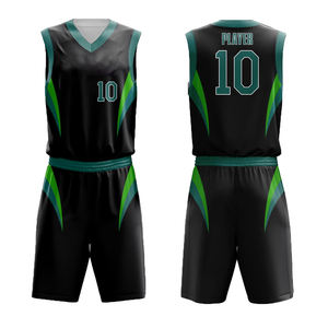 Maillots de basket-ball matelassés faits à la main uniforme de basket-ball de l'équipe sponsor maillot de basket-ball unisexe personnalisé en gros dernière conception - Product Image 5