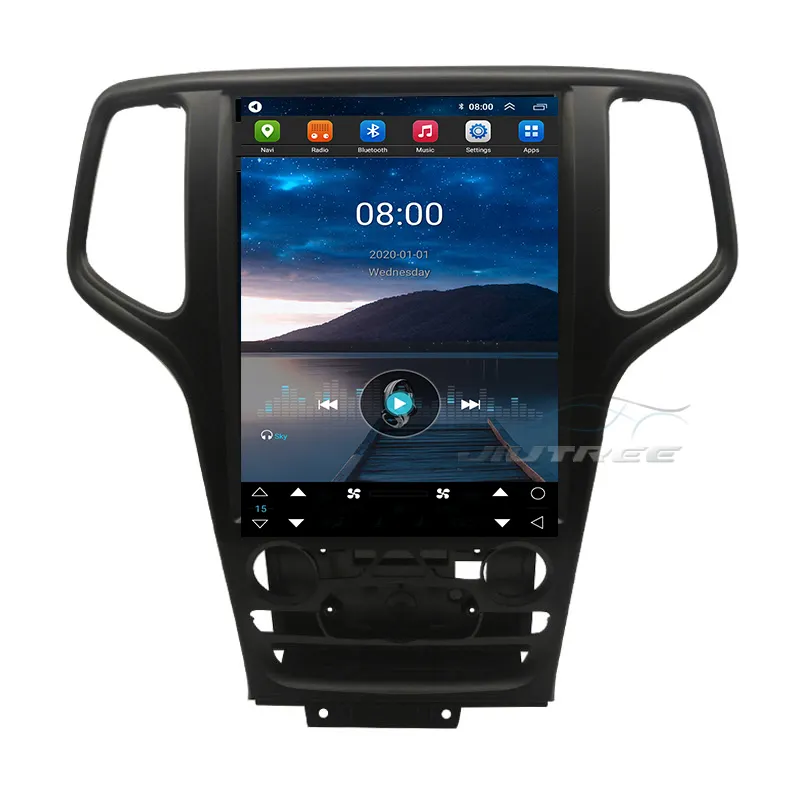 12.8 pollici Android 13 IPS schermo Tesla stile autoradio di navigazione GPS per JEEP Grand Cherokee Stereo lettore Video multimediale