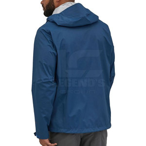 2023 Wholesale Custom Men's Outdoor <b>Waterproof</b> <b>Jacket</b> High Quality Casual Style with <b>Long</b> Length Zipper Closure Printed Pattern - Product Image 2