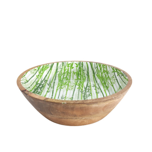 Utensilios de cocina Tazón redondo de madera Mena Trabajo para servir Ensalada Mezcla Fruta Comida Hecho a mano Natural Al por mayor Personalizado - Product Image 4