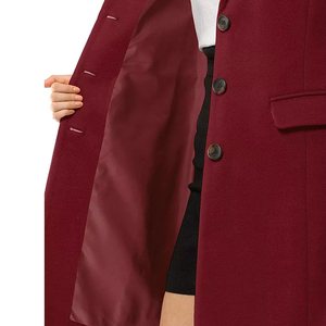 Custom Made Your Own Design High Quality Best Design 2026 OEM ODM <b>Women</b> Latest Design <b>Long</b> Woolen Eco-Friendly Double <b>Coat</b> - Product Image 6