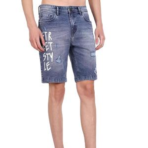 Vente chaude 2025 fabriqué dans le meilleur matériau léger hommes jean court prix de gros bas quantité minimale de commande hommes jean court - Product Image 1