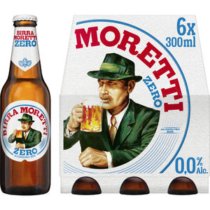 Cerveza Italiana Birra Moretti, Latas de 500ml, Paquete de 24 Cajas, con Menos de 0.1g de Grasa por 100ml, Perfil Ligero y Refrescante, Venta al Por Mayor - Product Image 1
