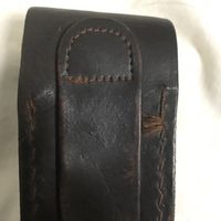 Étui en cuir véritable vintage fait main, cousu à la main, finition de haute qualité, étui en cuir portable pour couteaux