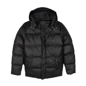 Chaqueta acolchada para hombre, chaqueta de invierno con logotipo personalizado y capucha, cortavientos para deportes al aire libre, ropa de calle, chaqueta acolchada - Product Image 3