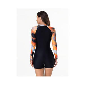 Burkinis Islamiques Premium 2026 pour Femmes, Maillot de Bain Musulman Entièrement Couvrant 2 Pièces Imprimé, Bas Taille Haute en Spandex/Polyester - Product Image 3
